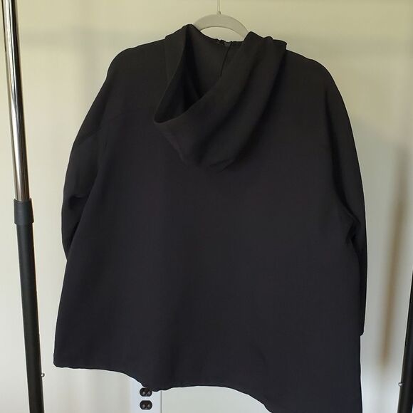 +J (UNIQLO X Jil Sander Dry Sweat Full-Zip Long-Sleeve Hoodie, Black, Size XXL - Picture 11 of 16